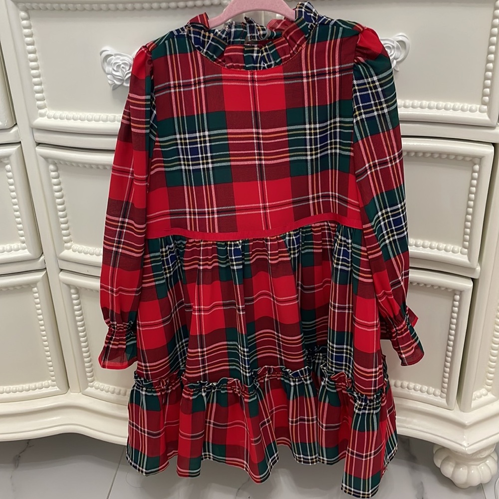 Janie and Jack Christmas plaid dress